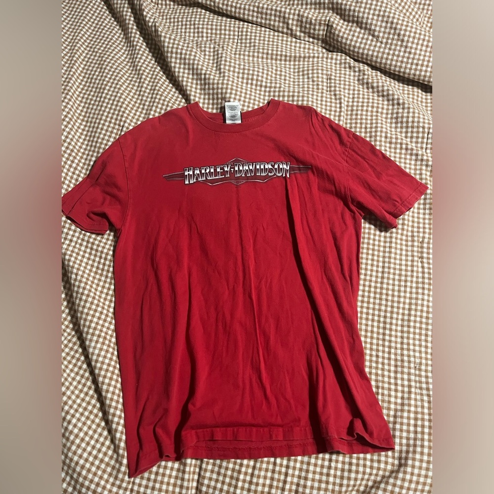 Red Harley Davidson shirt size xl